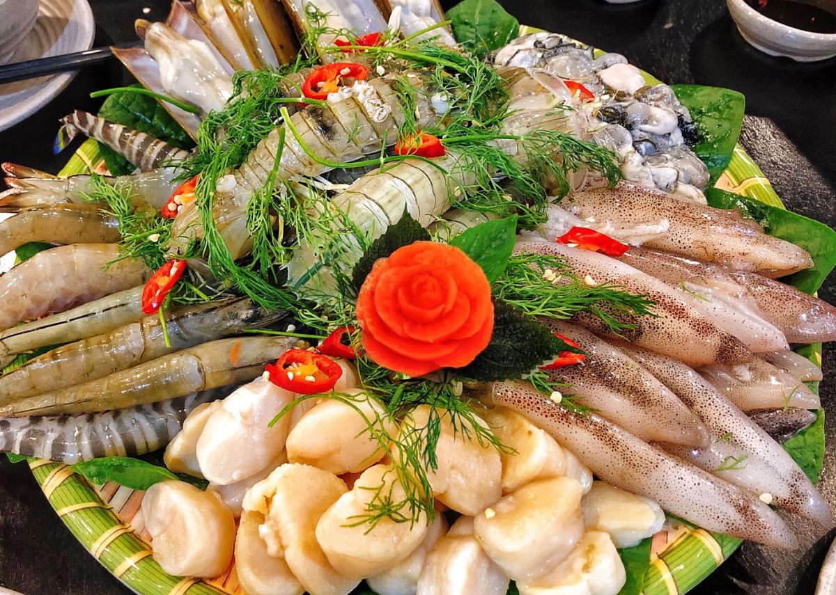 quán ăn ở minh châu - Hình 4