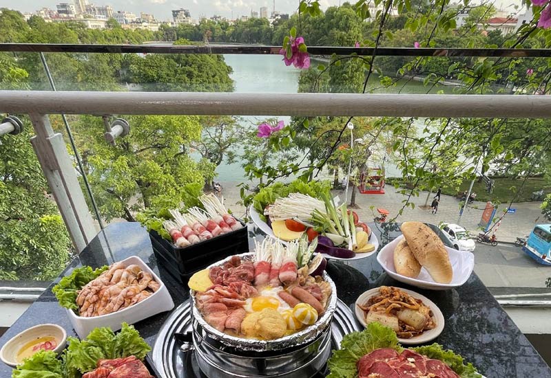 quán ăn ở phố đi bộ hồ gươm - Hình 4
