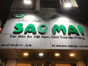 quán ăn sao mai