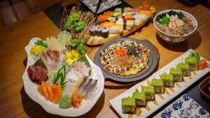 quán ăn sushi gần đây