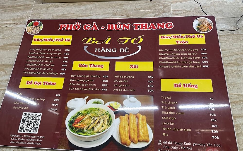 quán ăn trung kính - Hình 2