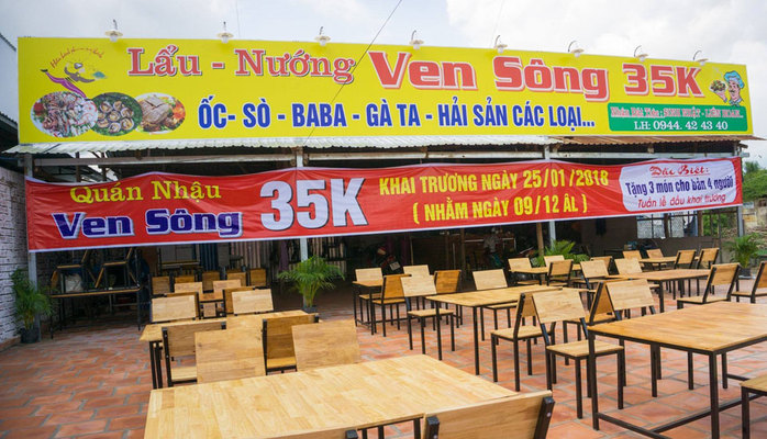 quán ăn ven sông 35k - Hình 2