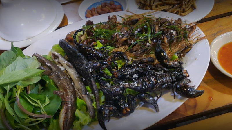 quán đồ ăn cồn trùng tại sài gòn - Hình 4