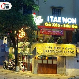 quán đồ ăn hàn quốc trong ngõ kim mã