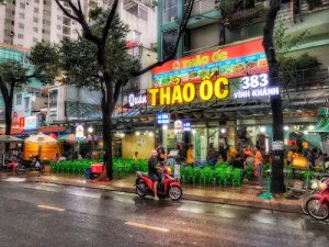 quán ốc ăn vặt ngon quận bình thạnh