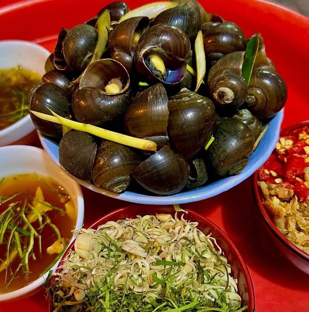 quán ốc luộc ăn gần đây - Hình 3