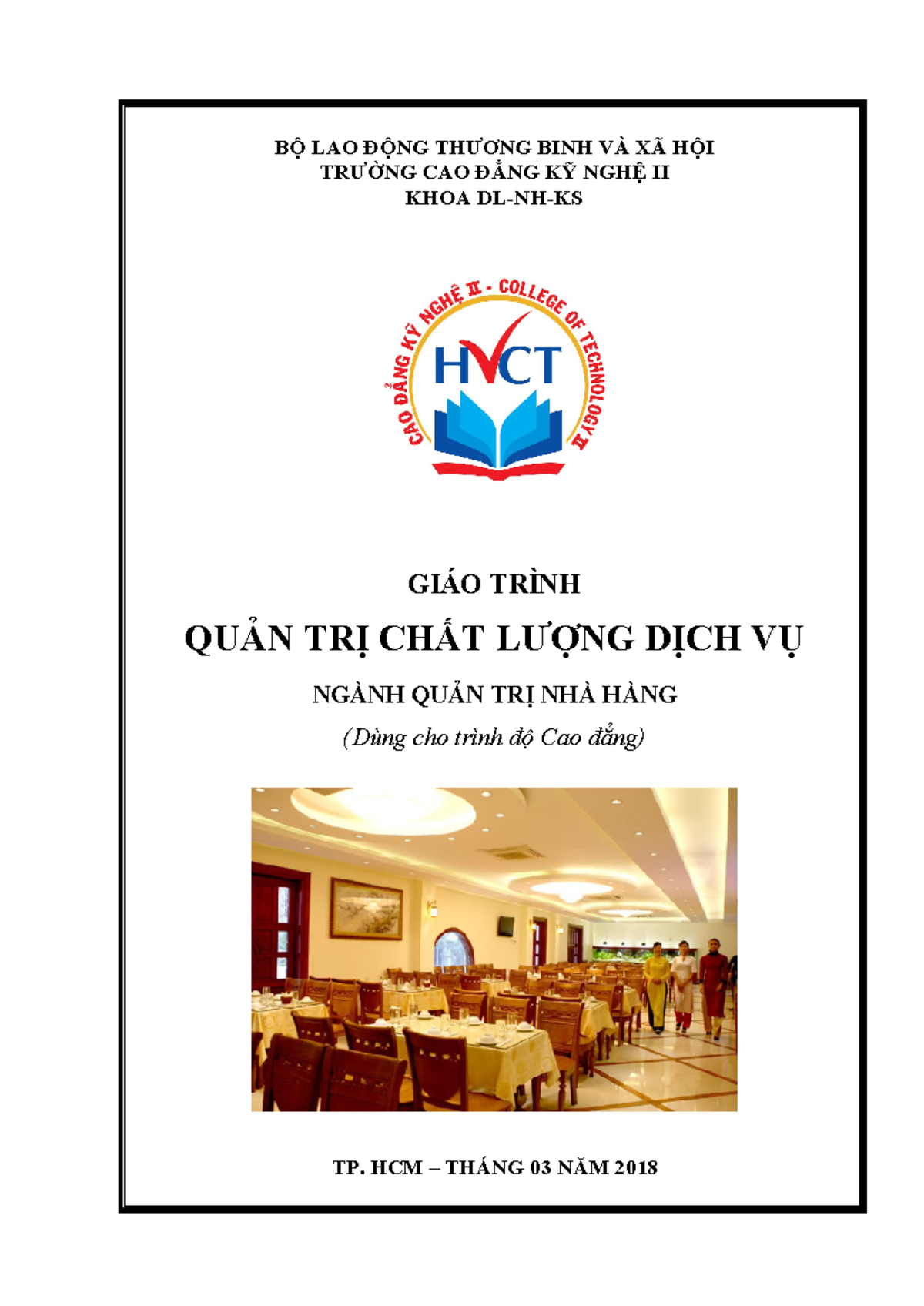 quản trị chất lượng dịch vụ du lịch - Hình 2