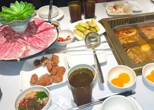 review quán ăn quanh lotte đào tấn
