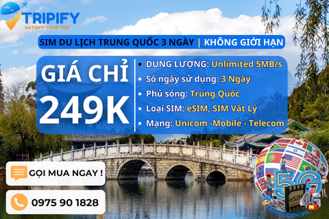 sim du lịch trung quốc 3 ngày - Hình 1