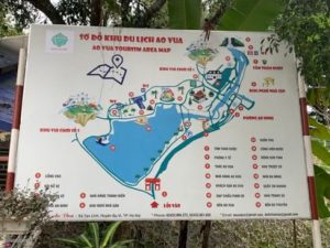 sơ đồ khu du lịch ao vua