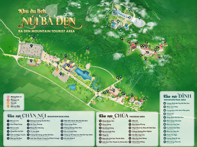 sơ đồ khu du lịch núi bà đen - Hình 3