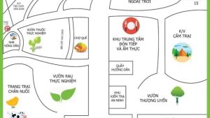 sơ đồ khu du lịch sinh thái bản rõm