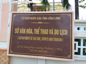 sở văn hóa, thể thao và du lịch vĩnh long