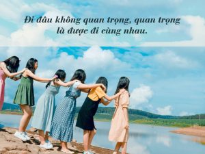 stt du lịch cùng bạn bè