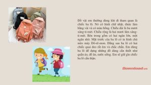 tả đồ vật đi du lịch lớp 3