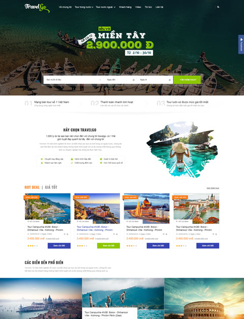 template website du lịch free - Hình 3