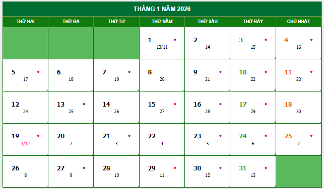 tháng 11 âm lịch thiếu hay đủ - Hình 3