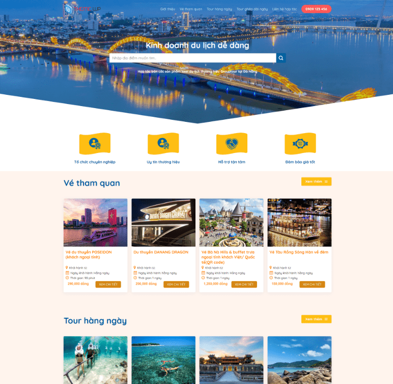 theme wordpress du lịch - Hình 5