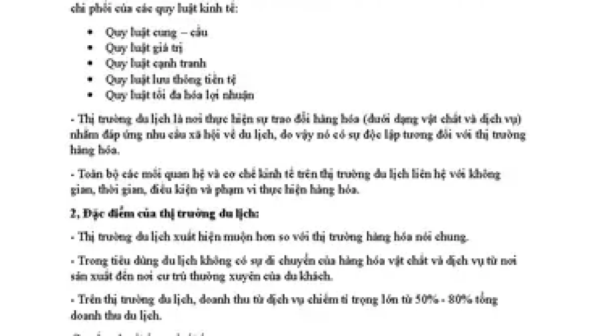 thị trường du lịch là gì - Hình 2