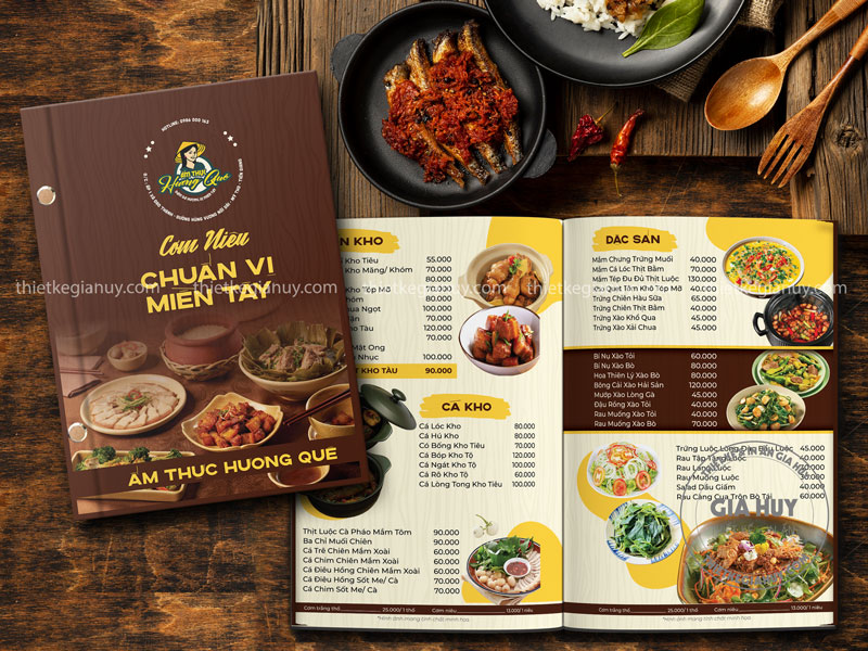 thiết kế menu quán ăn - Hình 4