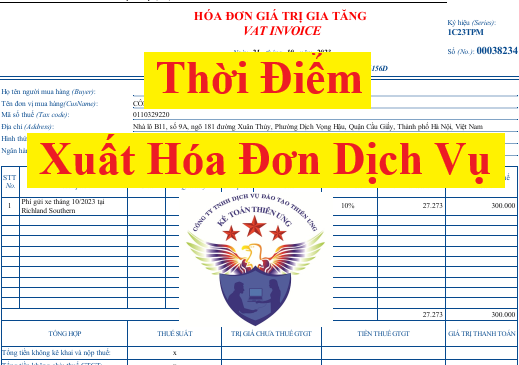 thời điểm xuất hóa đơn dịch vụ du lịch - Hình 2