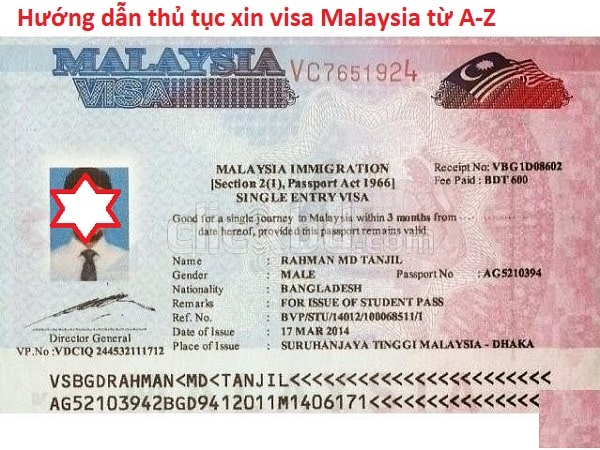 thủ tục xin visa du lịch malaysia - Hình 3