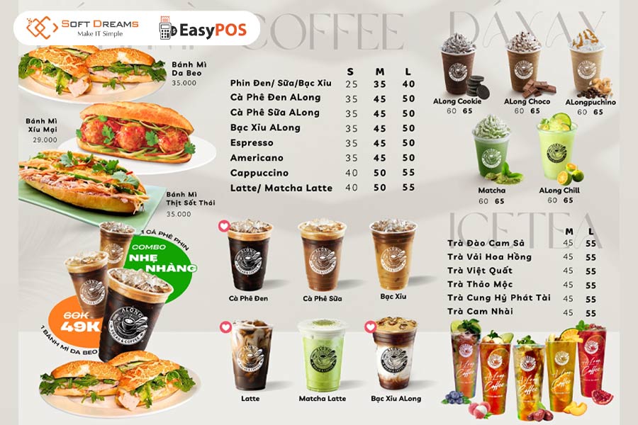 thực đơn ăn sáng quán ca phê - Hình 2
