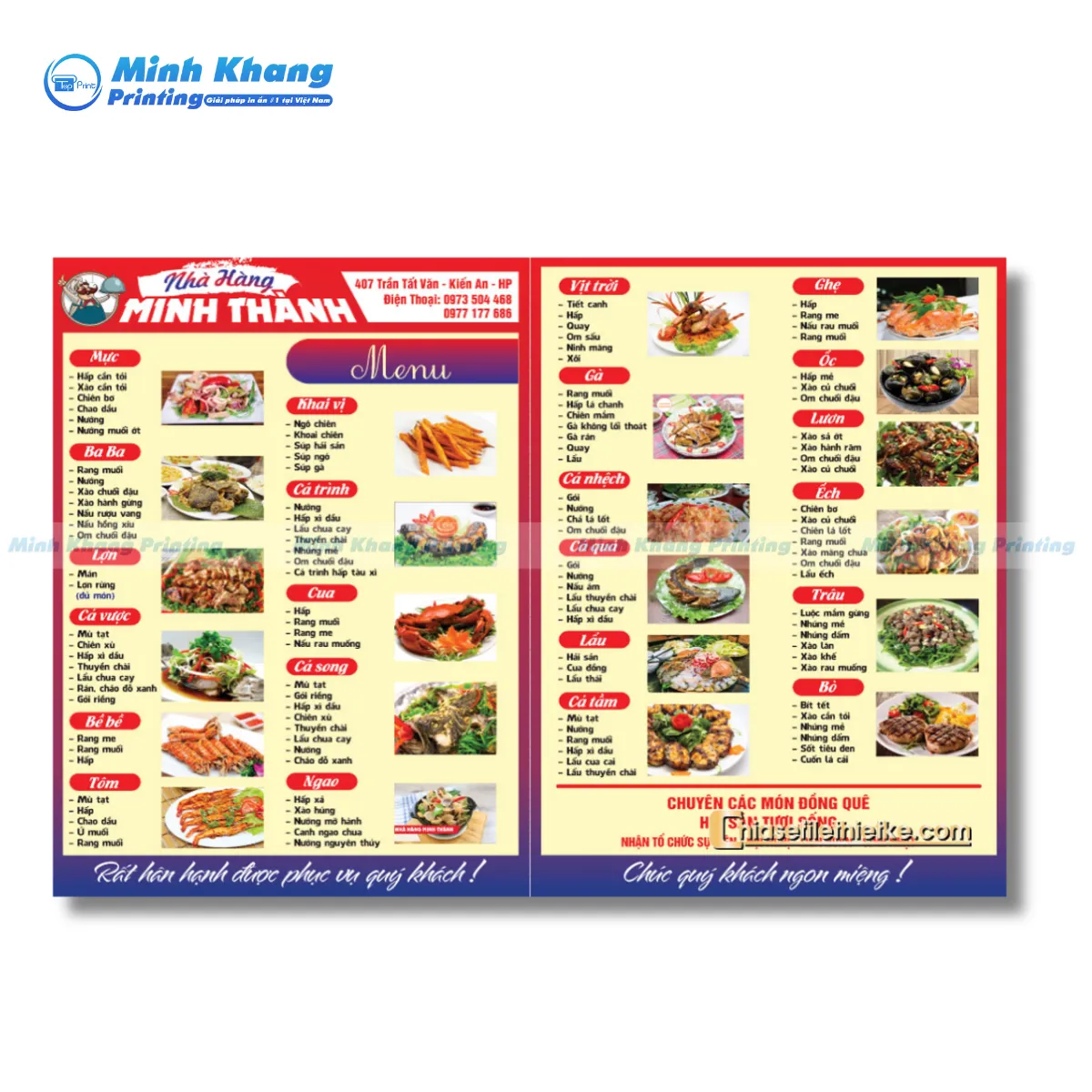 thực đơn ăn uống quán lẩu - Hình 3