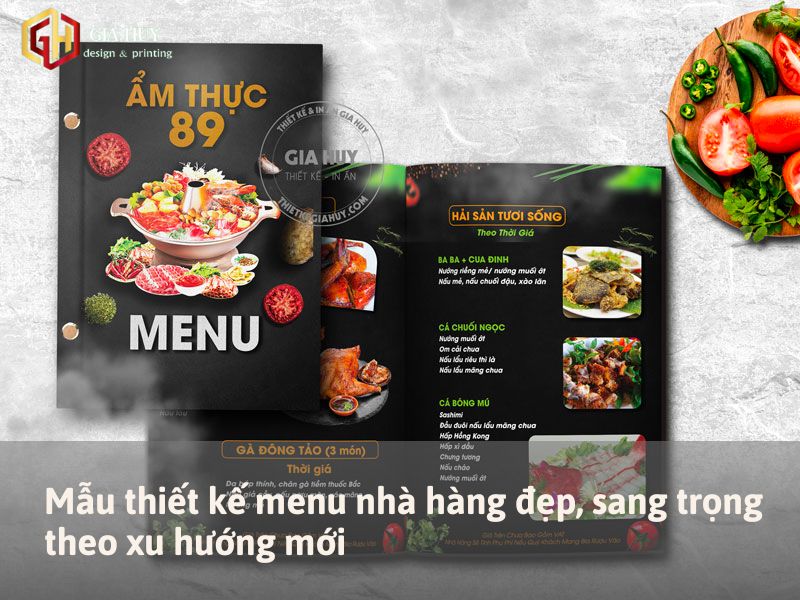 thực đơn quán ăn ấn tượng - Hình 5
