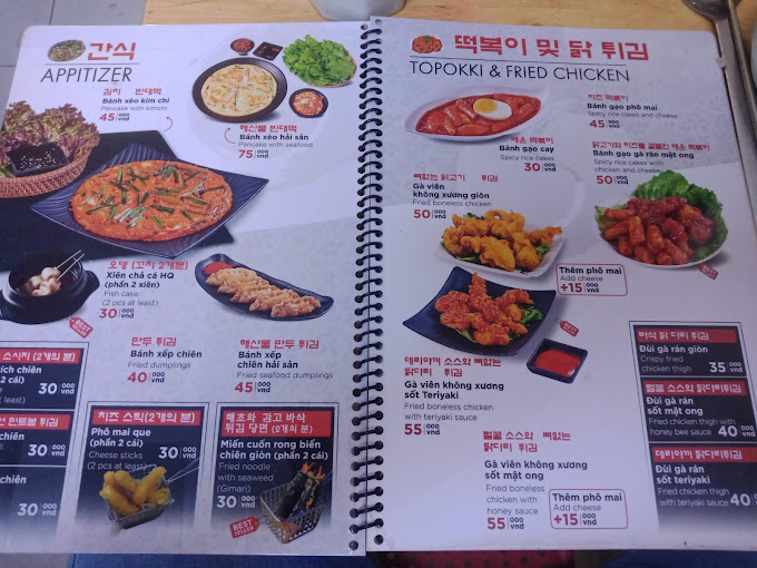 thực đơn quán ăn busan - Hình 4