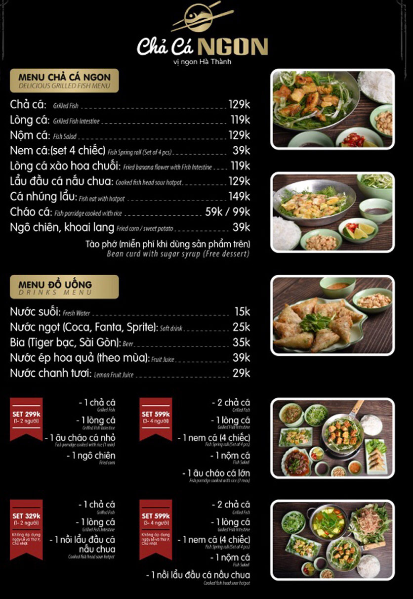 thực đơn quán ăn ngon royal city - Hình 2