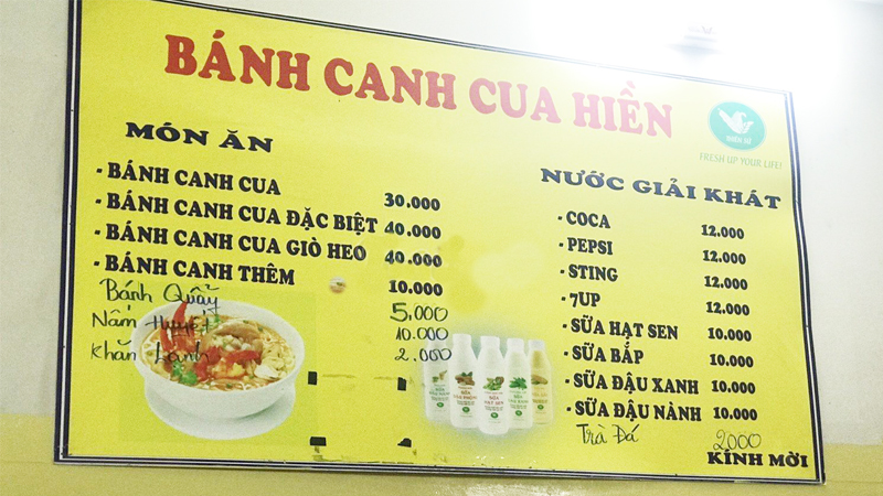 thực đơn quán ăn sáng - Hình 2