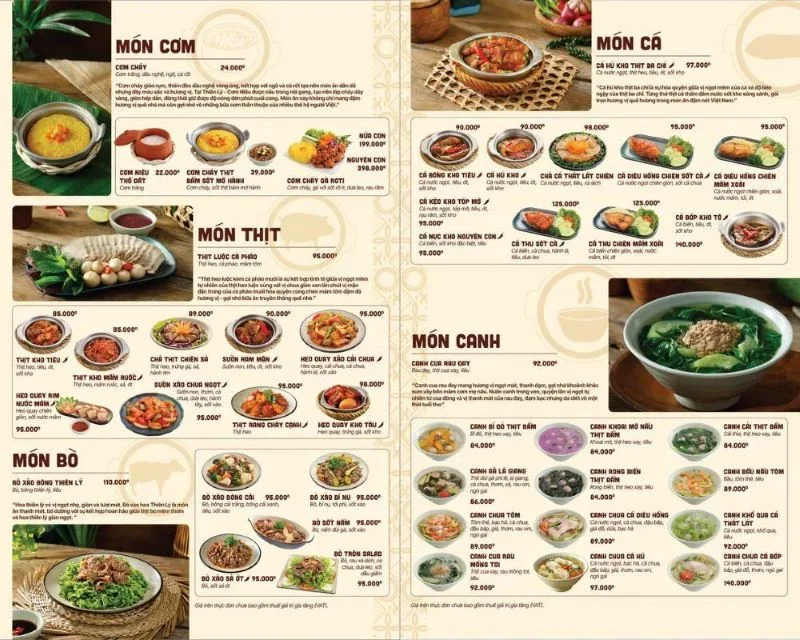 thực đơn quán ăn trưa - Hình 2