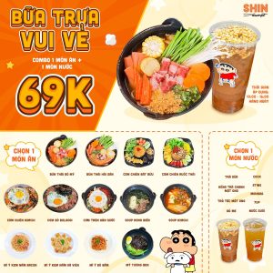 thực đơn quán ăn vặt shin