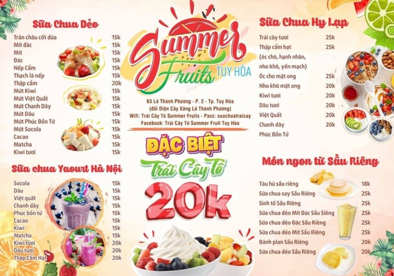 thực đơn quán đồ ăn vặt - Hình 4