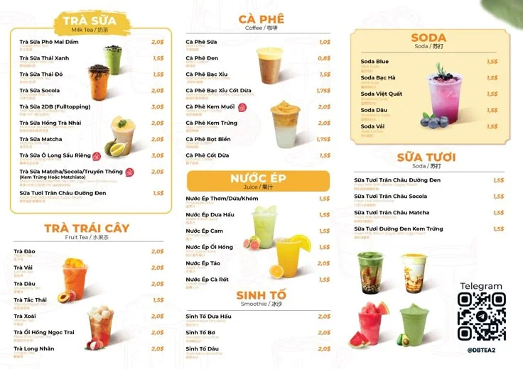thực đơn quán tà sữa ăn vặt - Hình 4