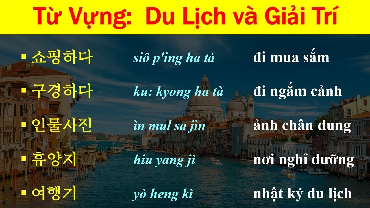 tiếng hàn du lịch - Hình 4
