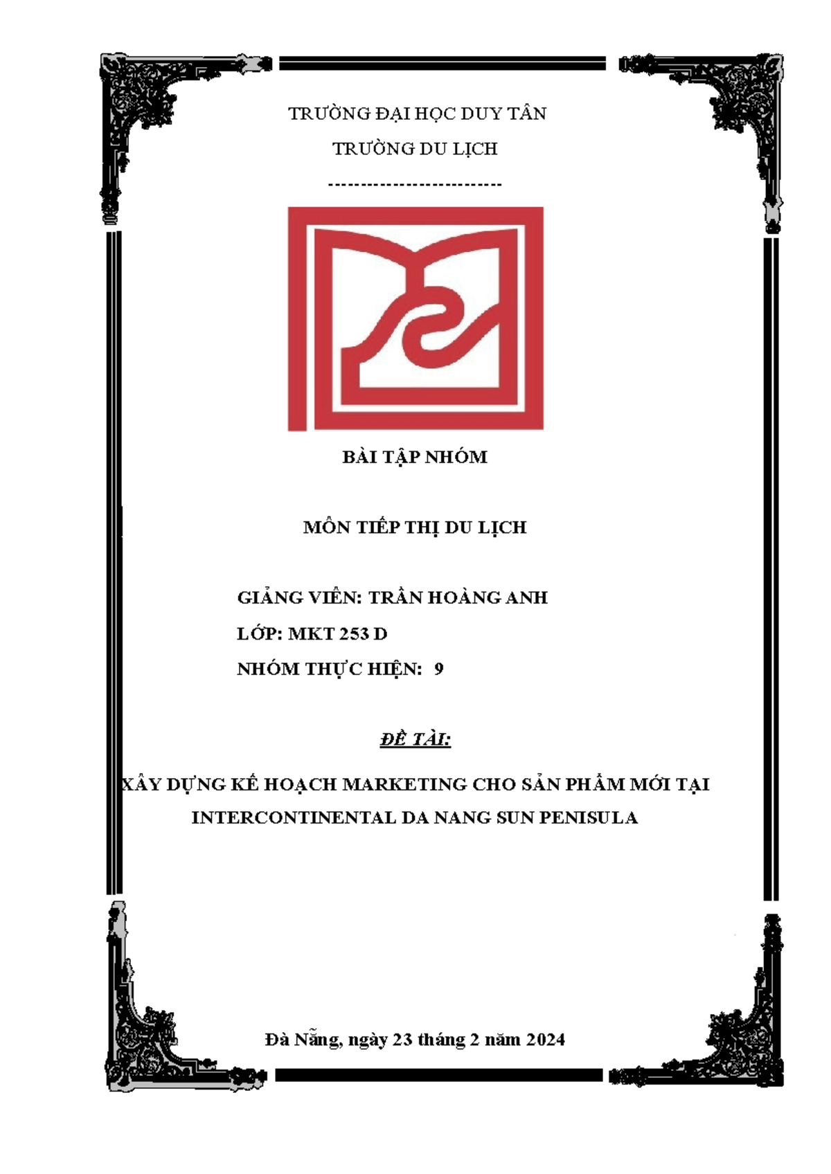tiếp thị du lịch dtu - Hình 1