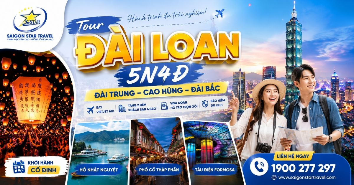 tour du lịch đài loan 5 ngày 4 đêm - Hình 2
