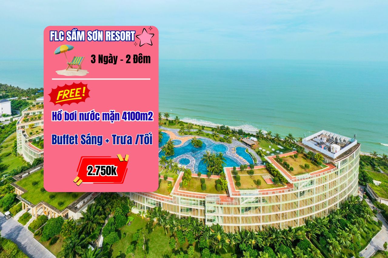tour du lịch flc sầm sơn 3 ngày 2 đêm - Hình 3