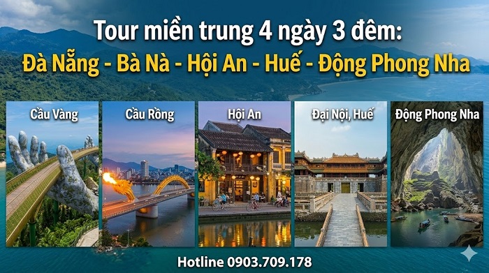 tour du lịch miền trung 4 ngày 3 đêm - Hình 1