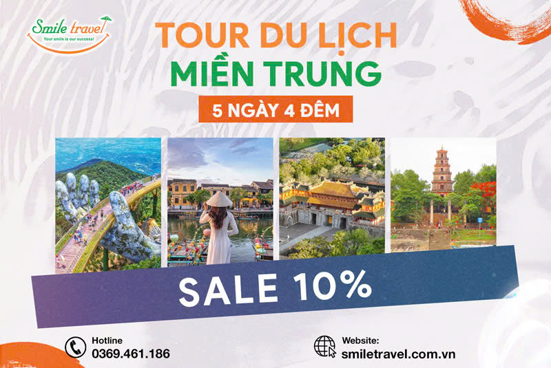 tour du lịch miền trung 5 ngày 4 đêm - Hình 1