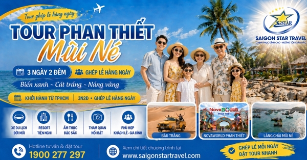 tour du lịch mũi né 3 ngày 2 đêm saigontourist - Hình 5