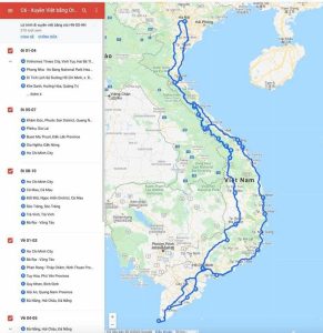tour du lịch xuyên việt bằng ô tô từ hà nội