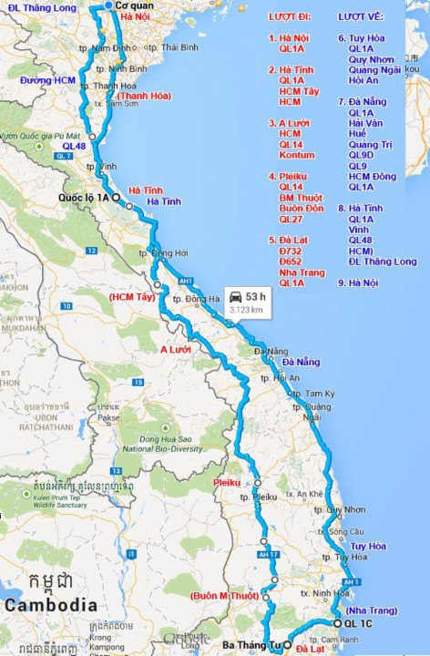 tour du lịch xuyên việt bằng ô tô từ hà nội - Hình 4