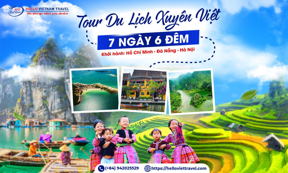 tour du lịch xuyên việt từ hà nội - Hình 1