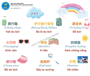 từ vựng tiếng trung chủ đề du lịch