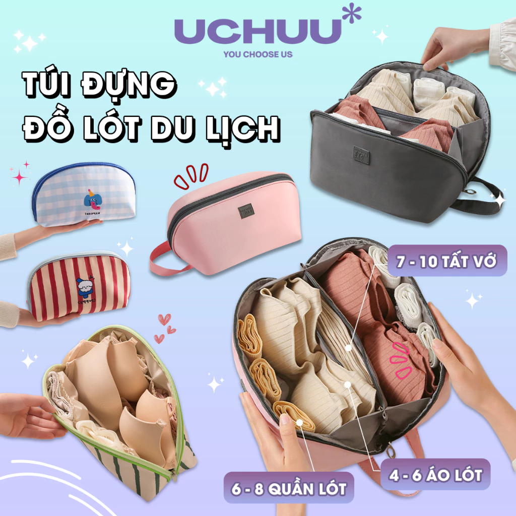 túi đựng đồ lót du lịch - Hình 5