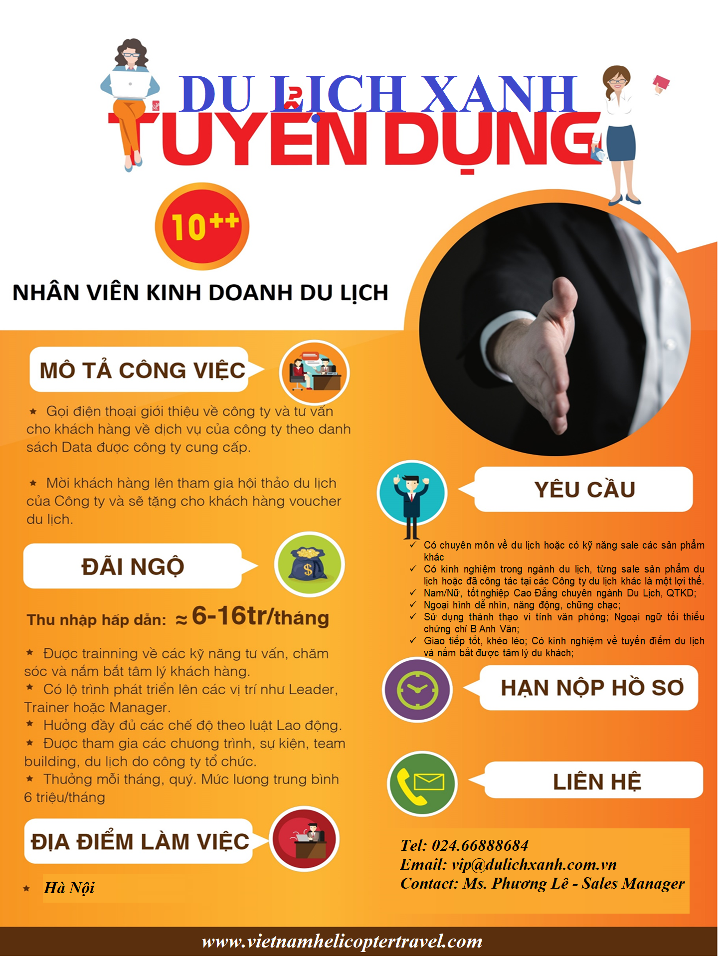 tuyển dụng nhân viên kinh doanh du lịch - Hình 2