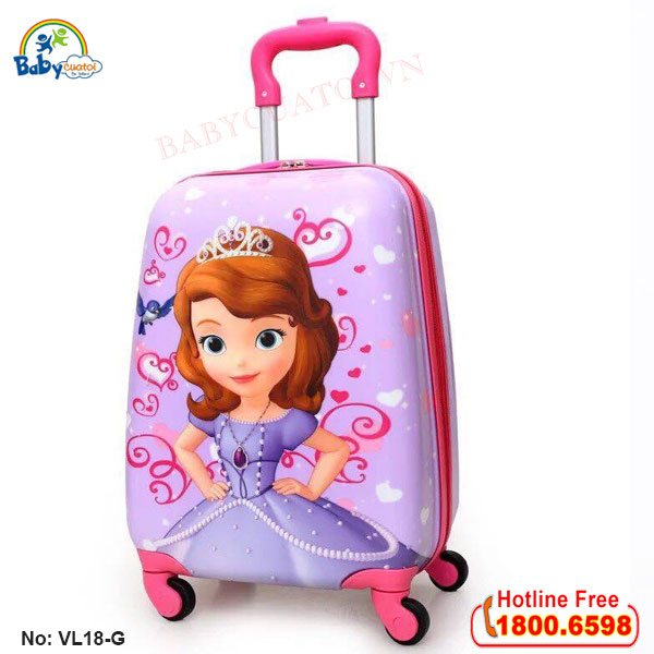 vali cho bé gái đi du lịch - Hình 1